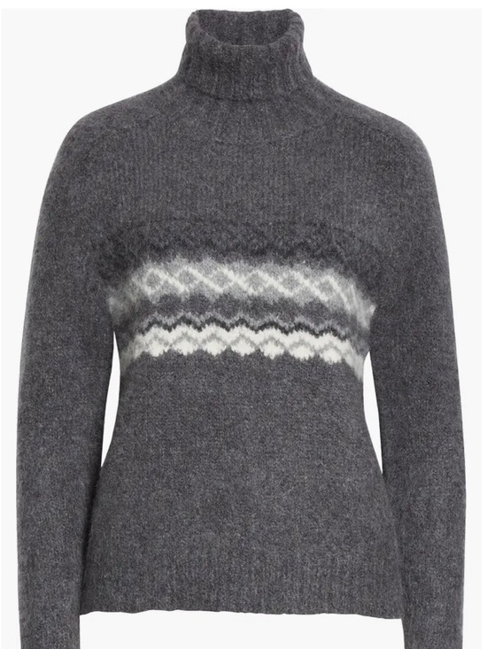 Nili Lotan Sweaters - Nili Lotan Leane Alpaca Blend Fair Isle Sweater